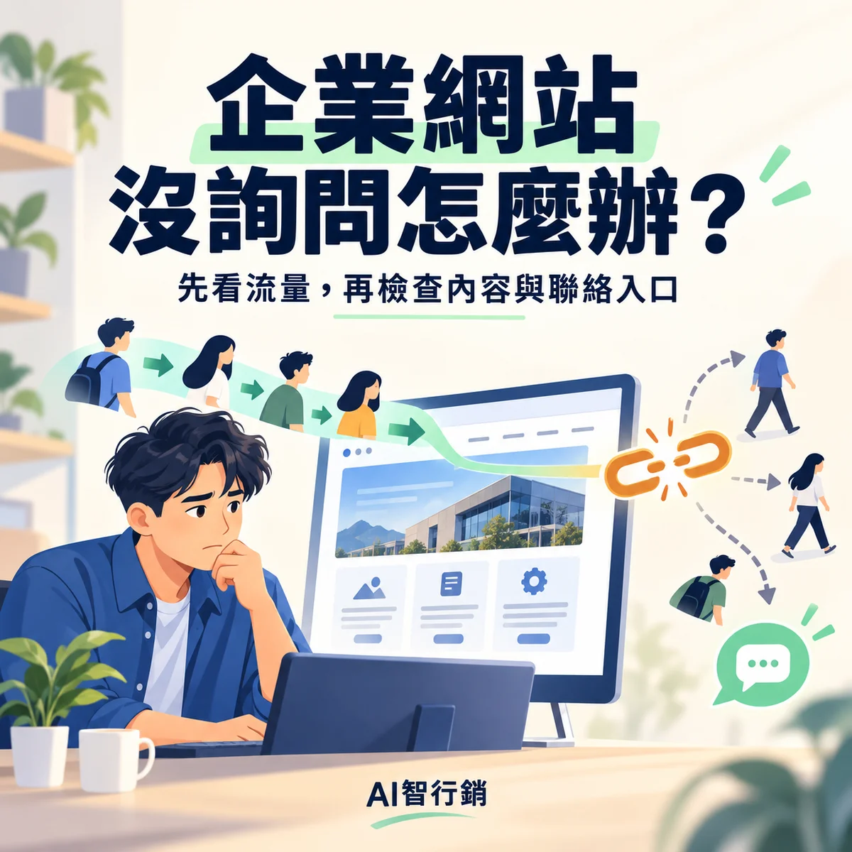 企業網站沒詢問怎麼辦? 企業網站沒詢問怎麼辦?