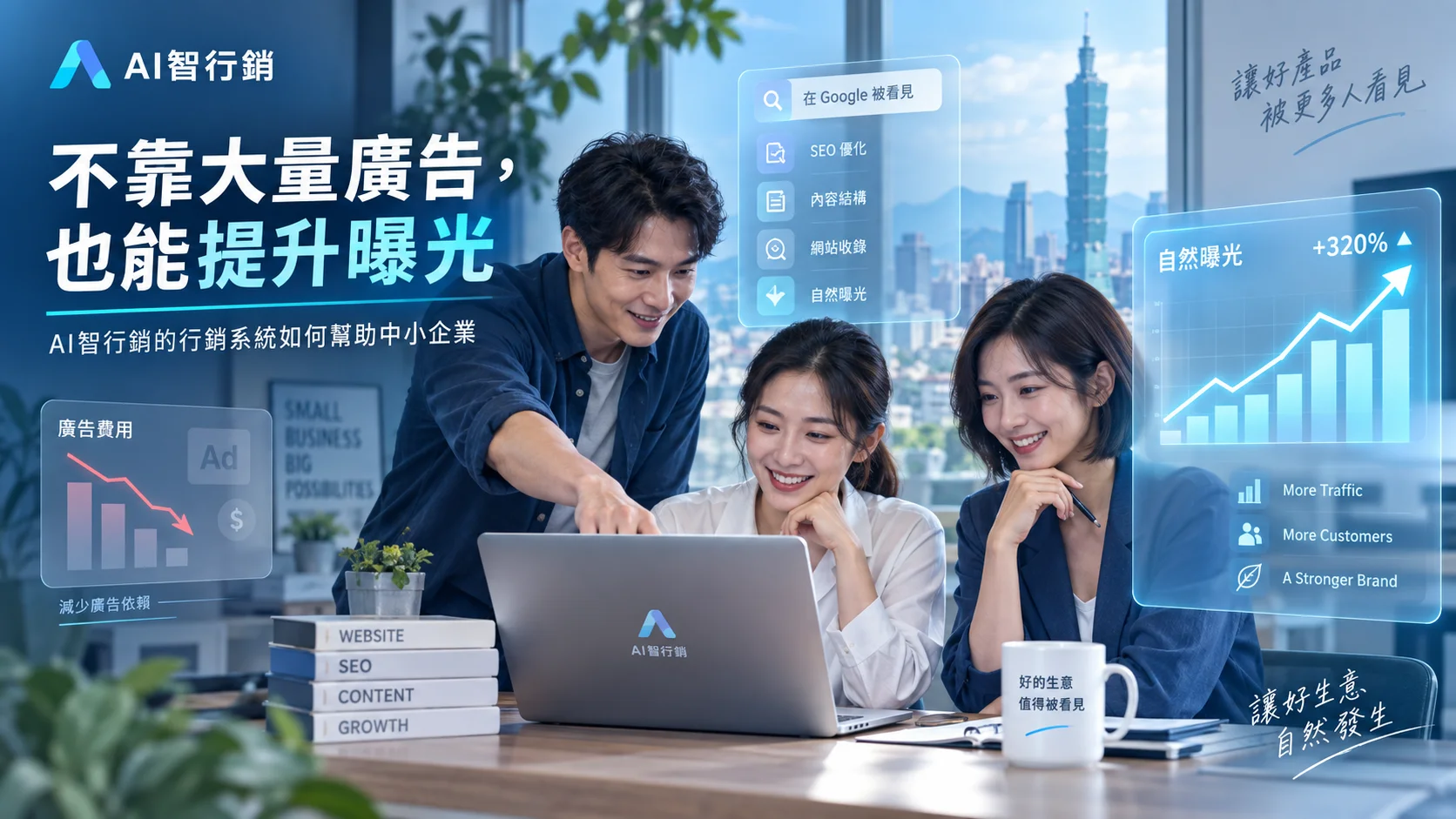 不靠大額廣告也能被 Google 收錄：AI智行銷行銷系統實務指南
